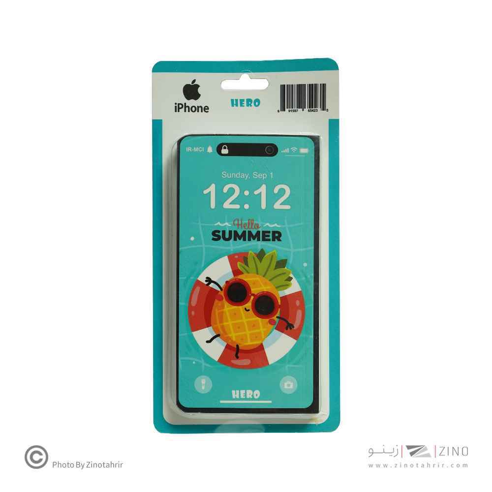 دفتریادداشت ته چسب هیرو طرح آیفون