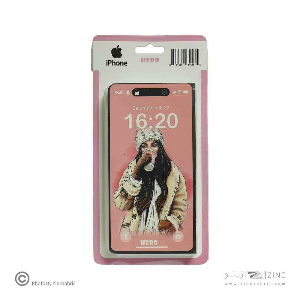 دفتریادداشت ته چسب هیرو طرح آیفون