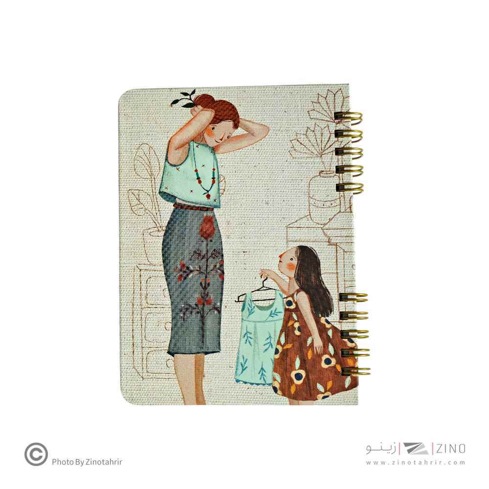 دفتریادداشت1/10سیمی جلد سخت مسترنوت کد498