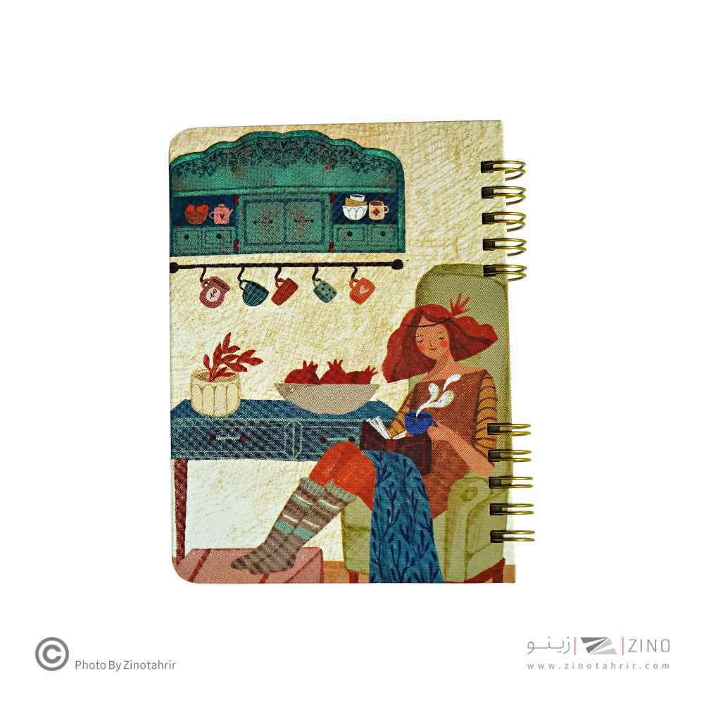 دفتریادداشت1/10سیمی جلد سخت مسترنوت کد498