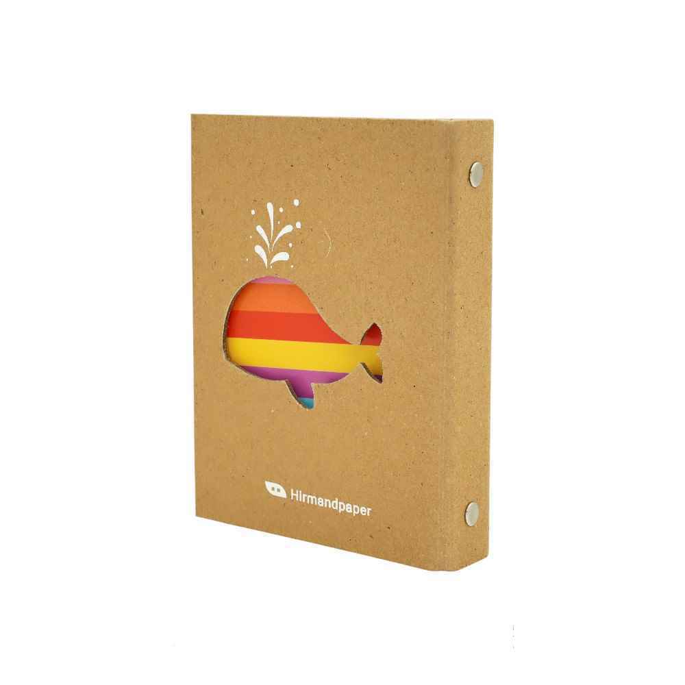 دفتریادداشت کلاسوری 2حلقه کرافت دایکات هیرمندپیپر