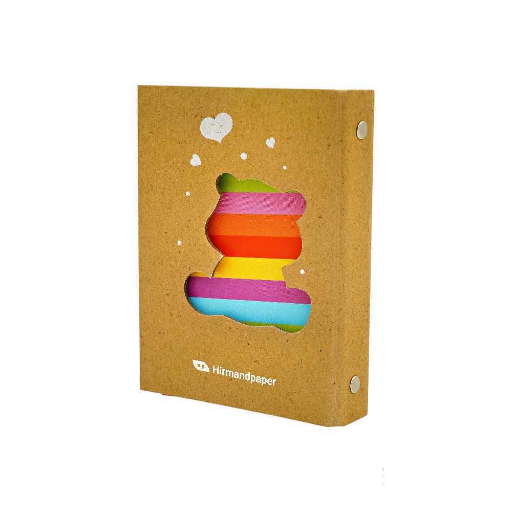 دفتریادداشت کلاسوری 2حلقه کرافت دایکات هیرمندپیپر