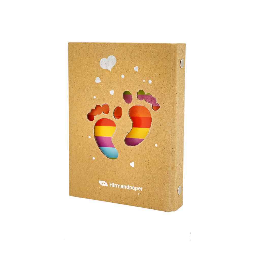 دفتریادداشت کلاسوری 2حلقه کرافت دایکات هیرمندپیپر