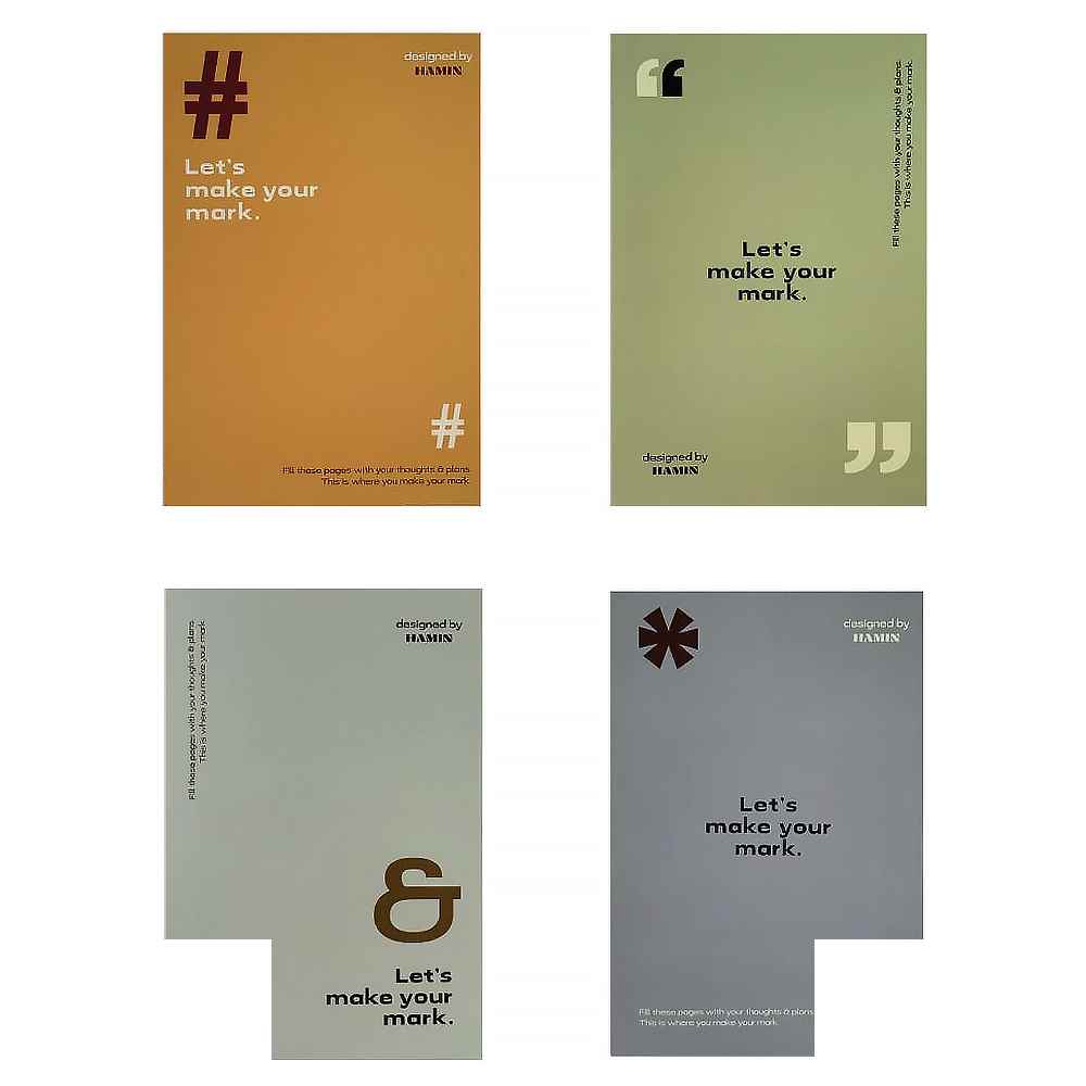 دفتریادداشت 2114-5 ته چسب همین سری mark