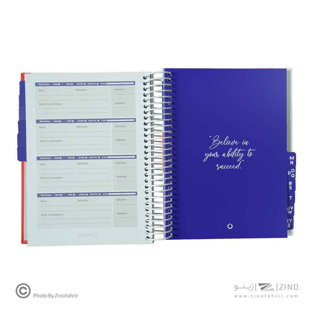 دفتر لغت معنی سیمی جلد سخت  الند کد VOC-A5