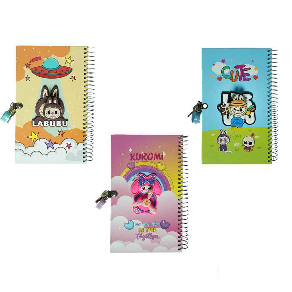 دفتر خاطرات سیمی قفل دار ماوارینا آوای تحریر کدds15386