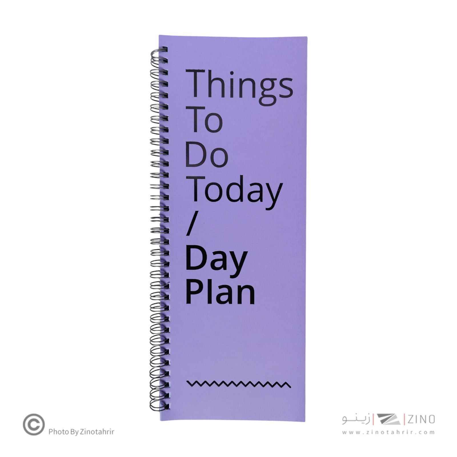 پلنر80برگ روزانه11*29.5جلدشومیزفنردوبل از بغل لانگو