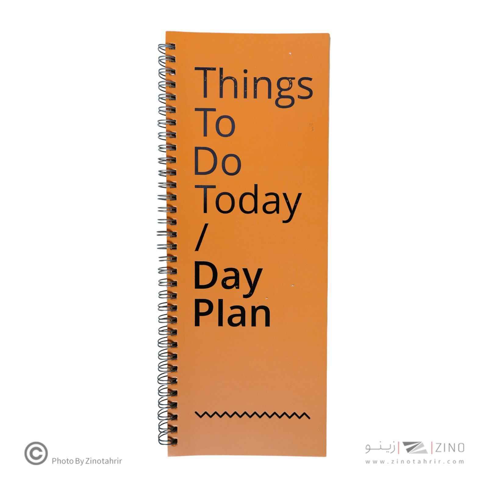 پلنر80برگ روزانه11*29.5جلدشومیزفنردوبل از بغل لانگو