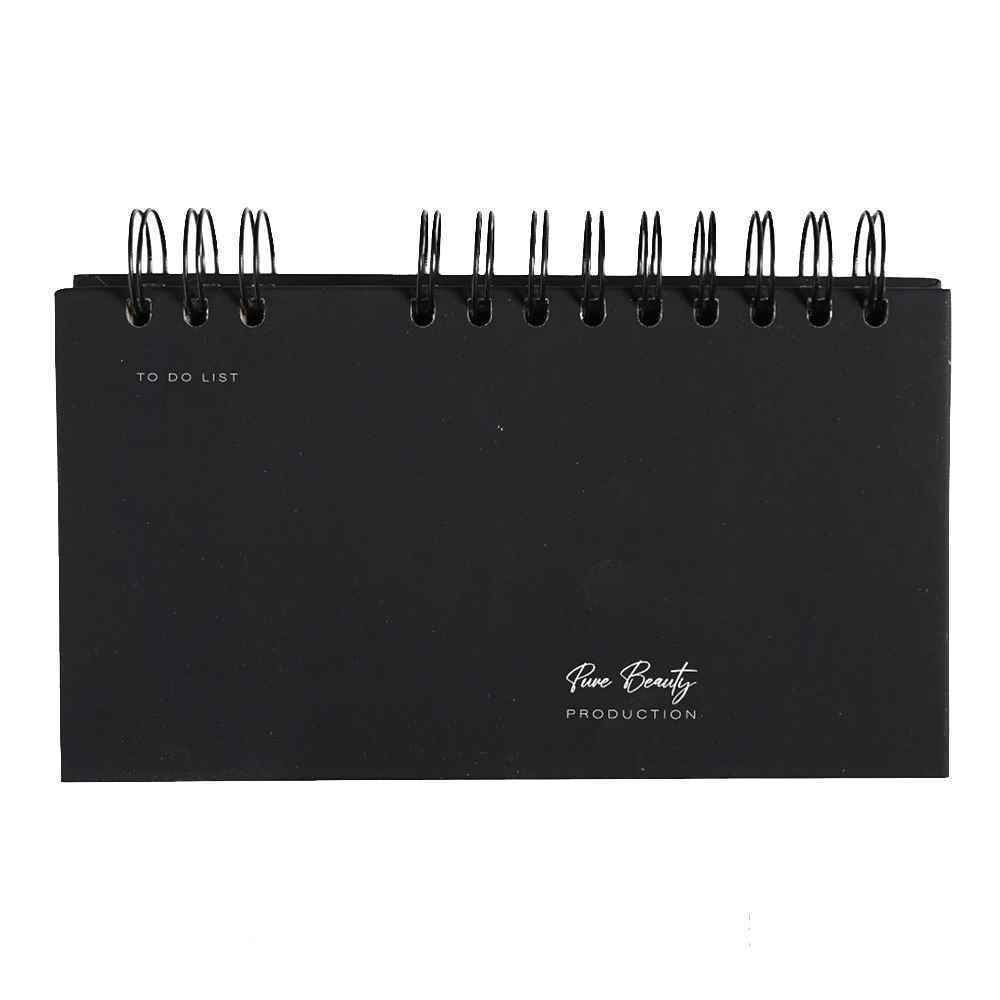 دفتریادداشت تودولیست (کاغذ مشکی) 2تکه 210*110  برگ سری پیور بیوتی کد70705