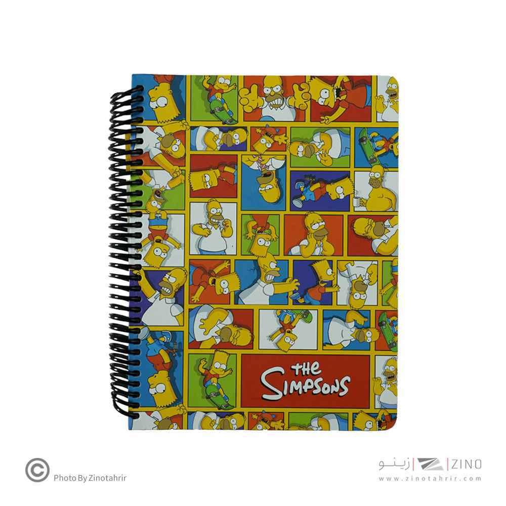 پلنر80برگ160*210سیمی جلدسخت لانگو سری سیمسون ها