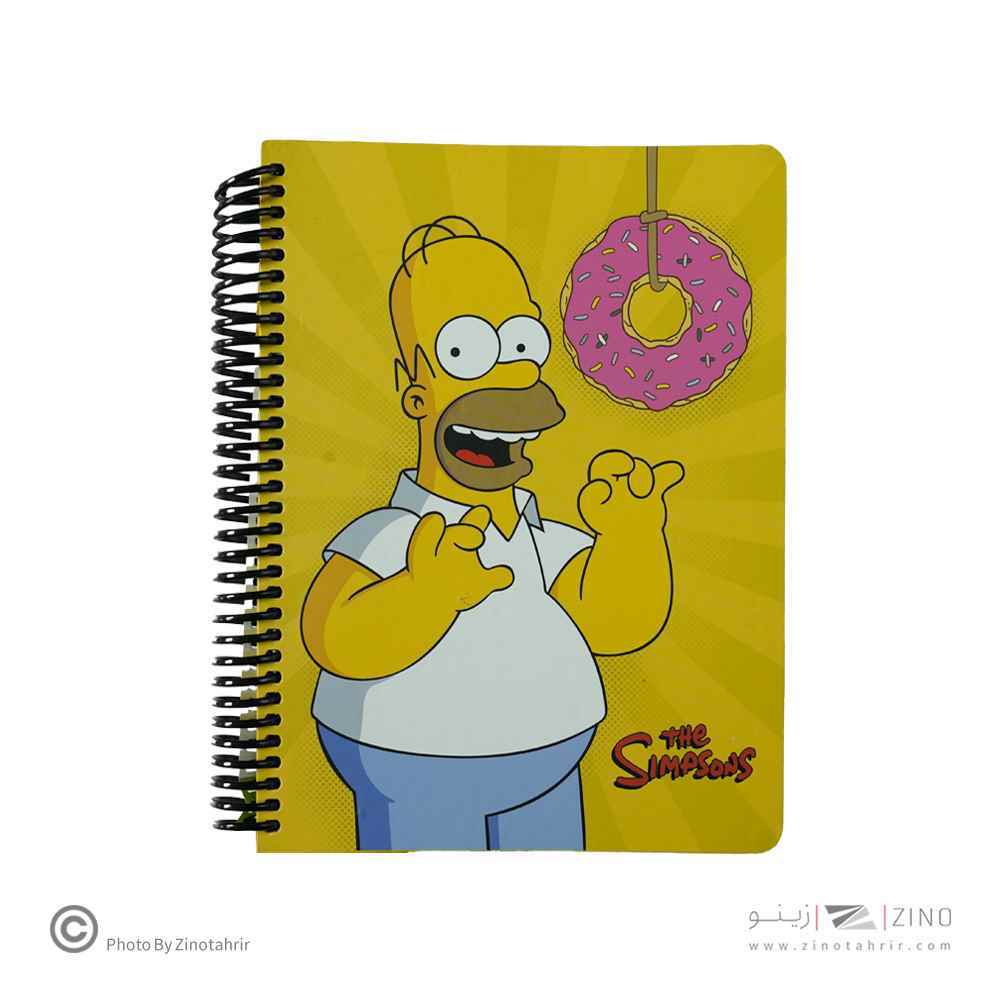 پلنر80برگ160*210سیمی جلدسخت لانگو سری سیمسون ها