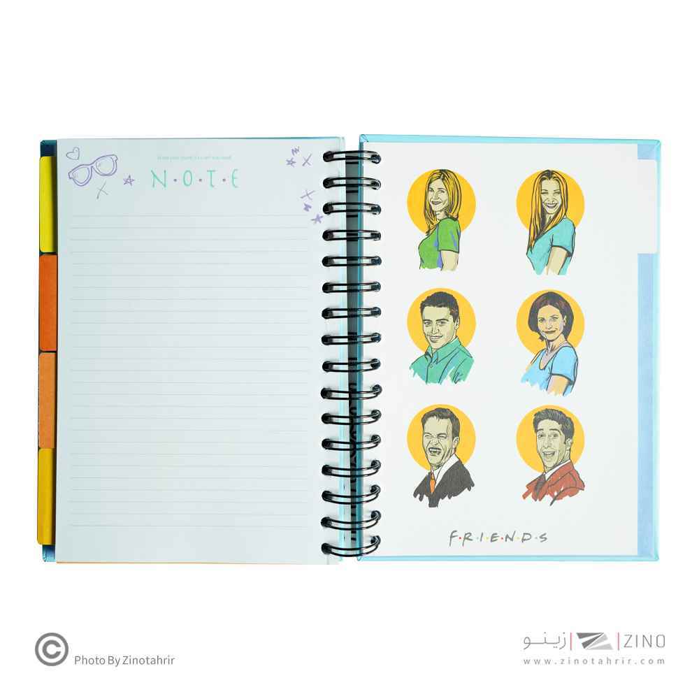 پلنرفرندز جلدسخت فنردوبل 15*21.5همیشه کد