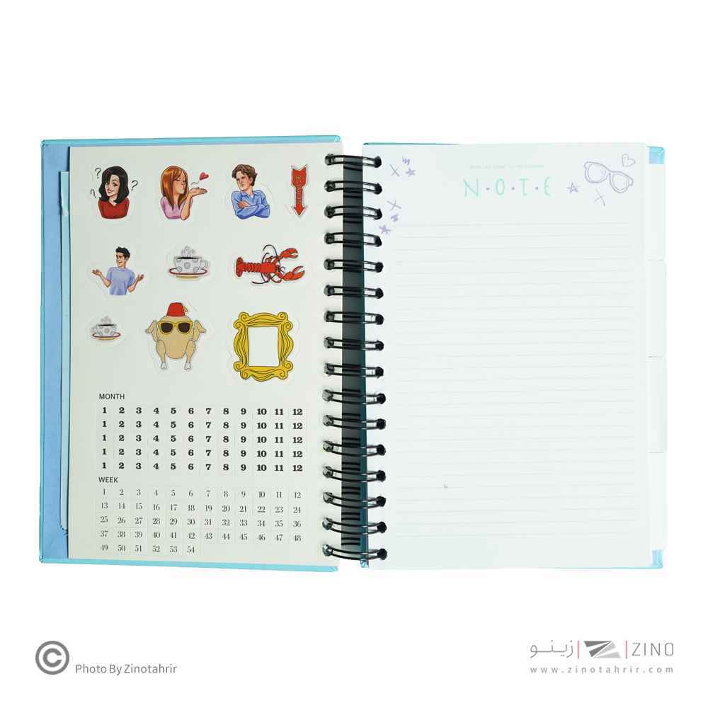 پلنرفرندز جلدسخت فنردوبل 15*21.5همیشه کد