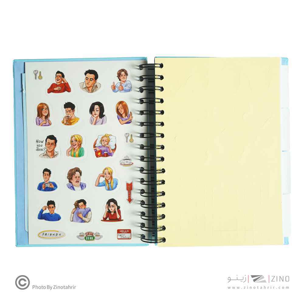 پلنرفرندز جلدسخت فنردوبل 15*21.5همیشه کد