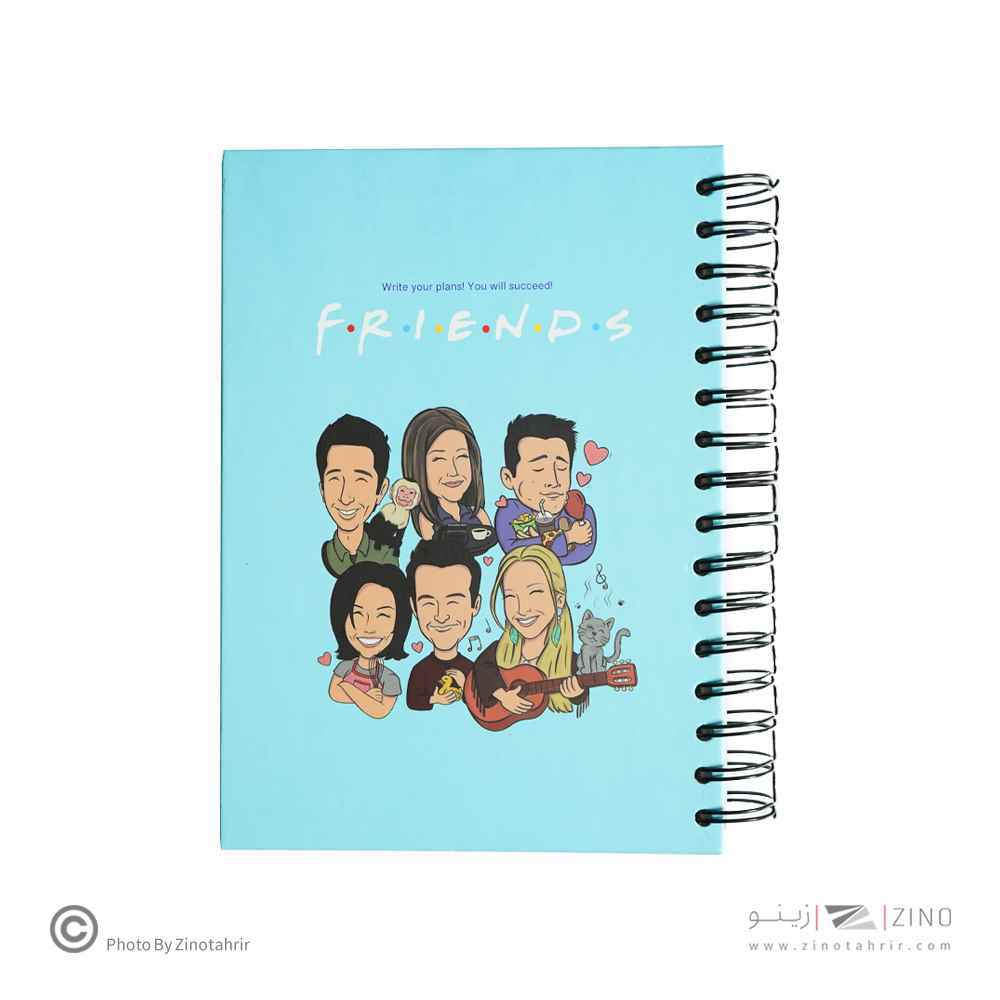 پلنرفرندز جلدسخت فنردوبل 15*21.5همیشه کد