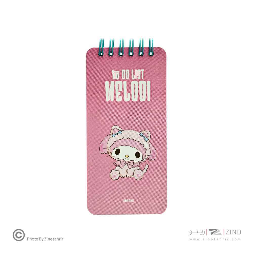 تودولیست80برگ17*4سیم ازبالا سری میکروآبرنگ کدA044