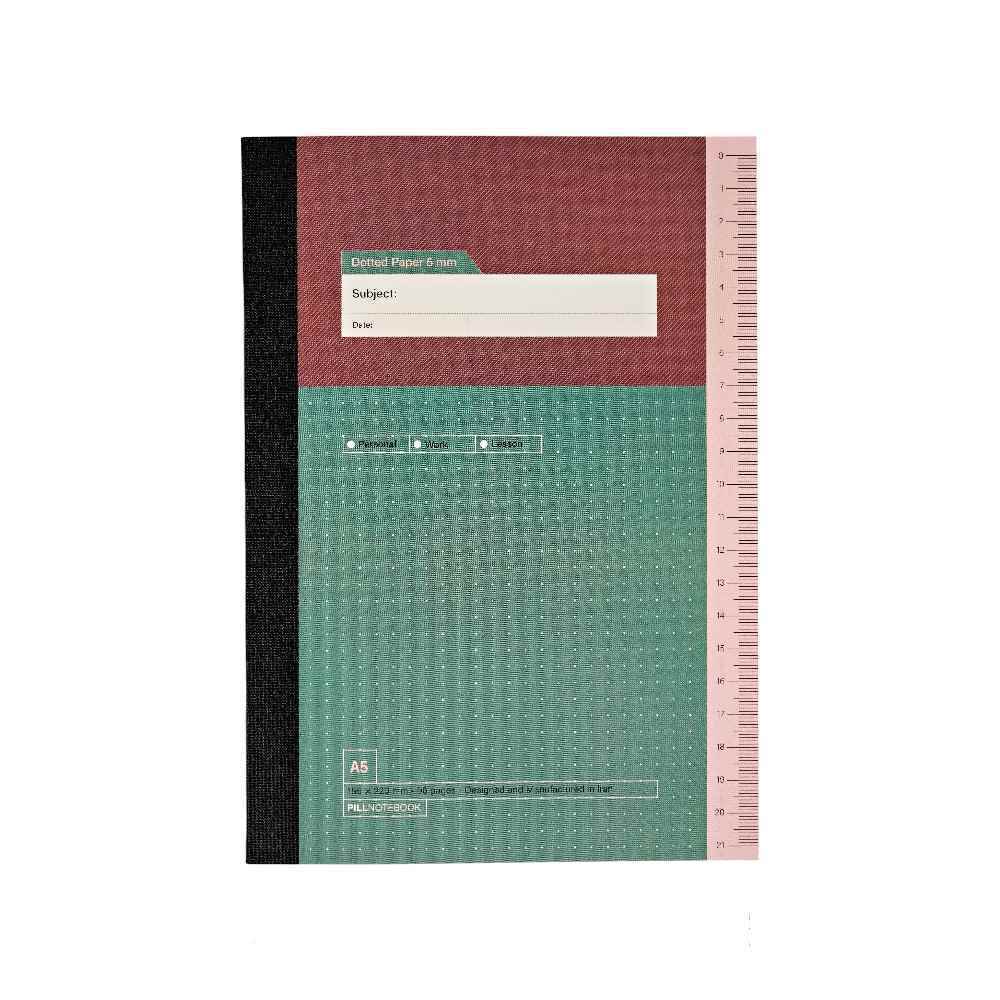 دفتر48برگ بولت ژورنال(نقطه ای) ته دوخت سایز220*155 پیل سری پروجکت