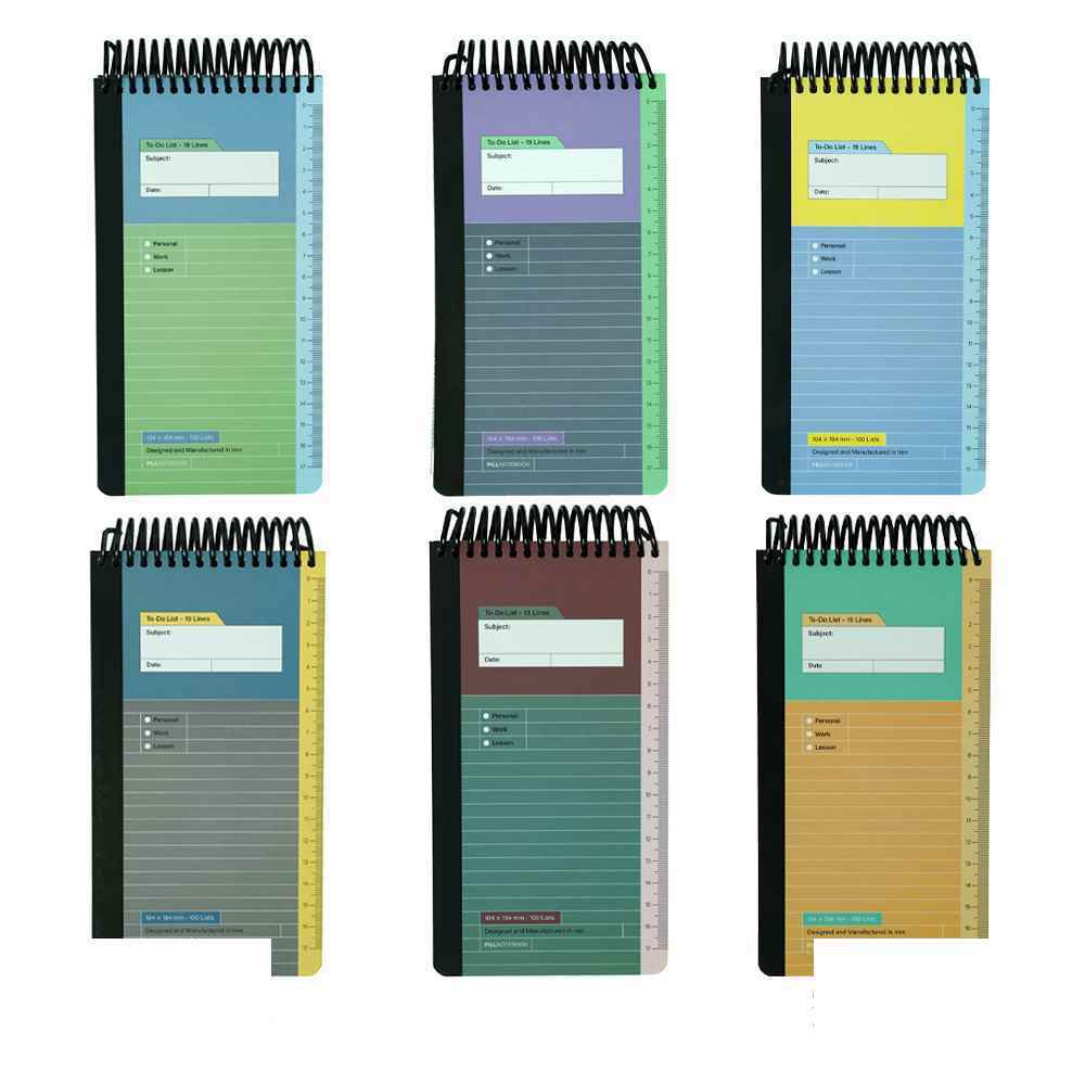 تودولیست100برگ194104سیم ازبالا جلد سخت پیل سری پروجکت