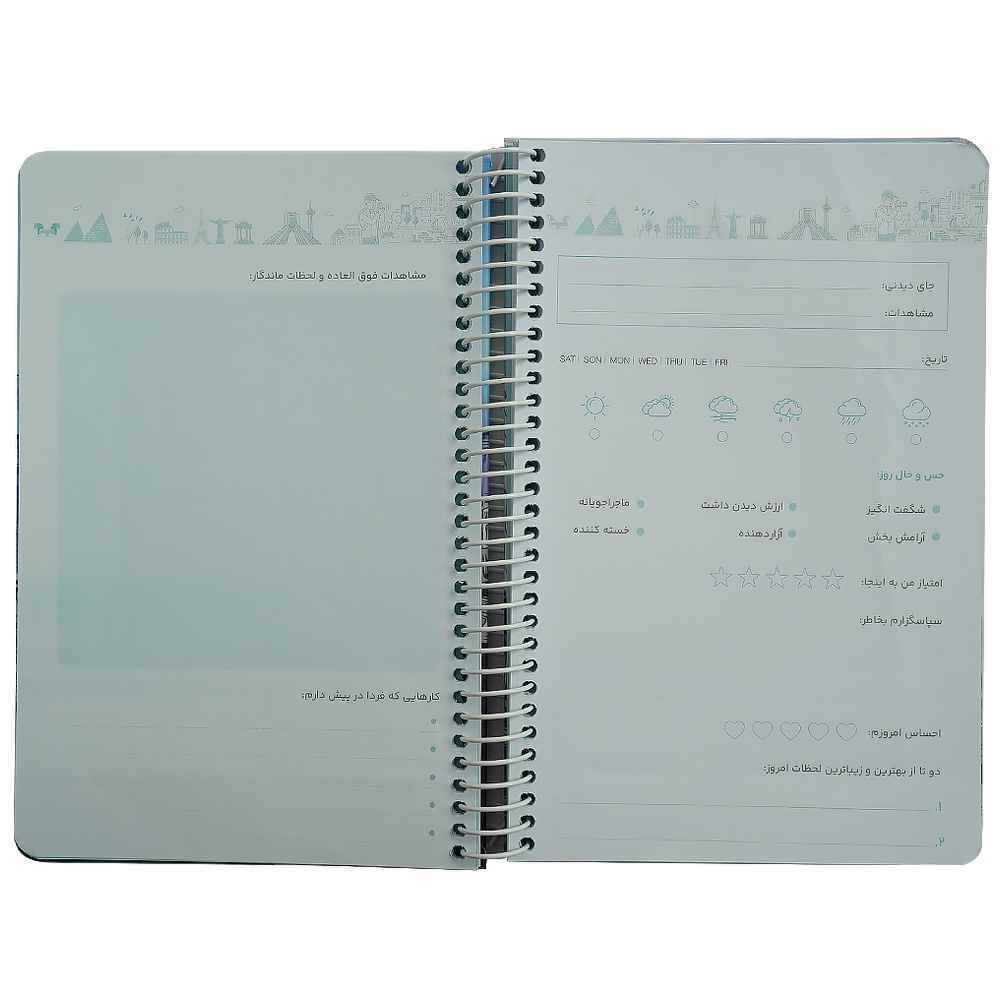 پلنرa5 سیمی جلد سخت سری سفر میکرو کدj66