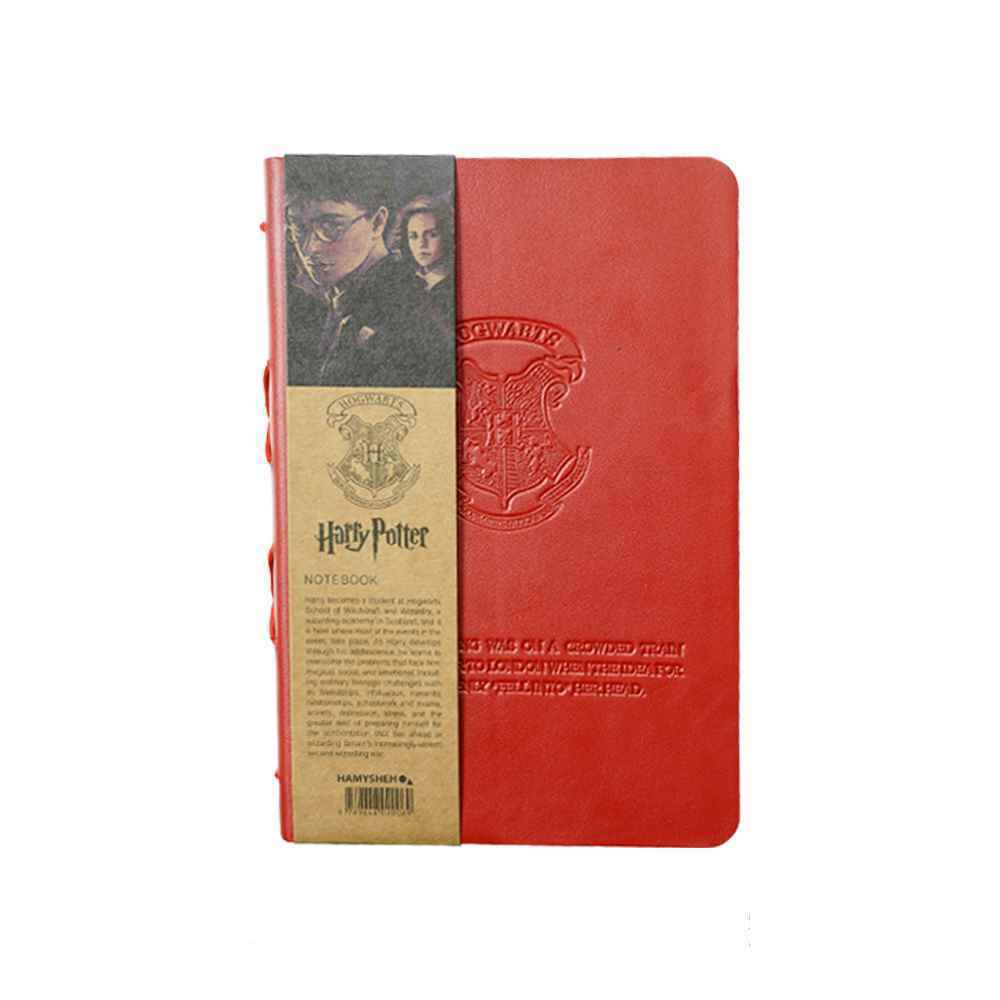 دفتر ته دوخت15*21جلدچرم (کاغذ کرافت)  همیشه سری هری پاتر