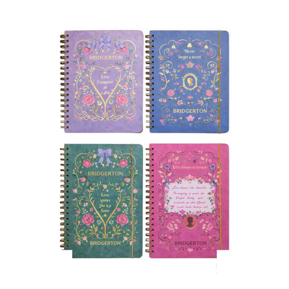 دفتر80برگ210160فنردوبل جلد سخت لانگو سری بریجرتون