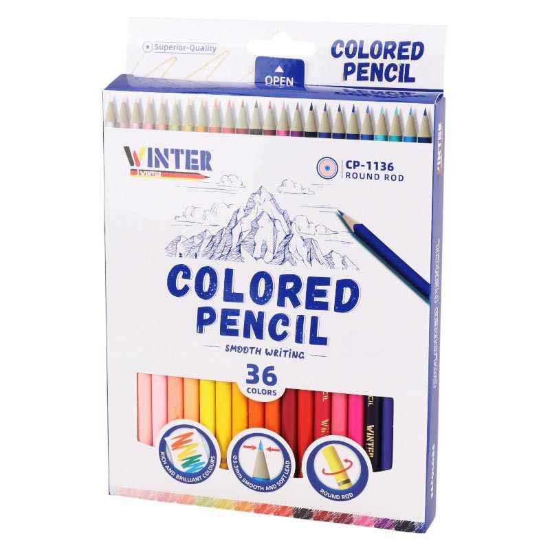 مداد رنگی 36 رنگ وینتر winter cp-1136