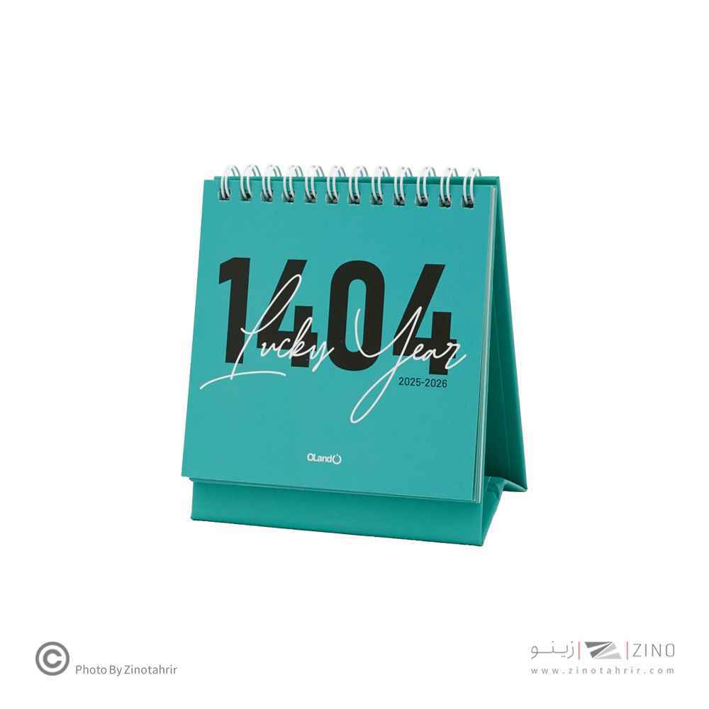 تقویم رومیزی11*11همراه با استیکریادآوری Lucky year الند1404