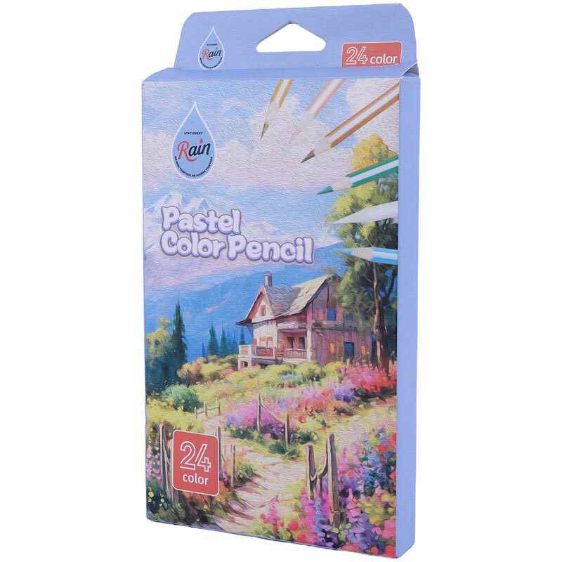 مداد رنگی 24 رنگ رین پاستلی r-602