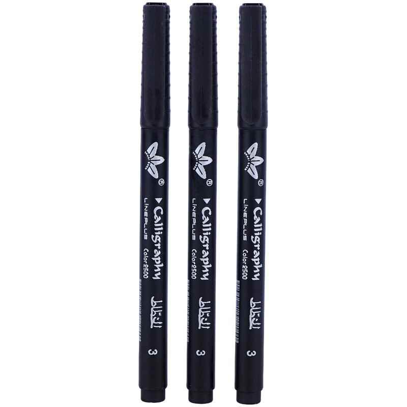 قلم خطاطی لاین پلاس calligraphy color 2500 سایز 3 میلی متر