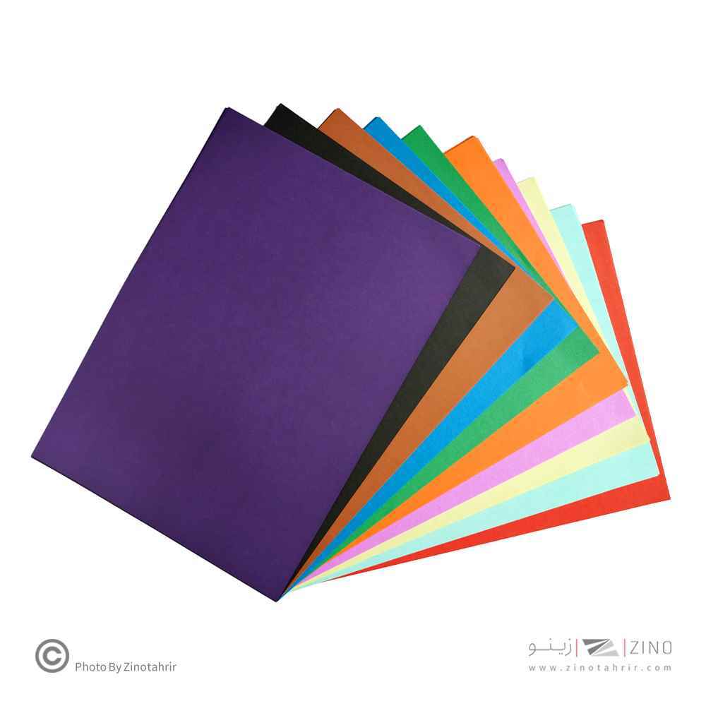 کاغذ  10 رنگ صبا98برگی