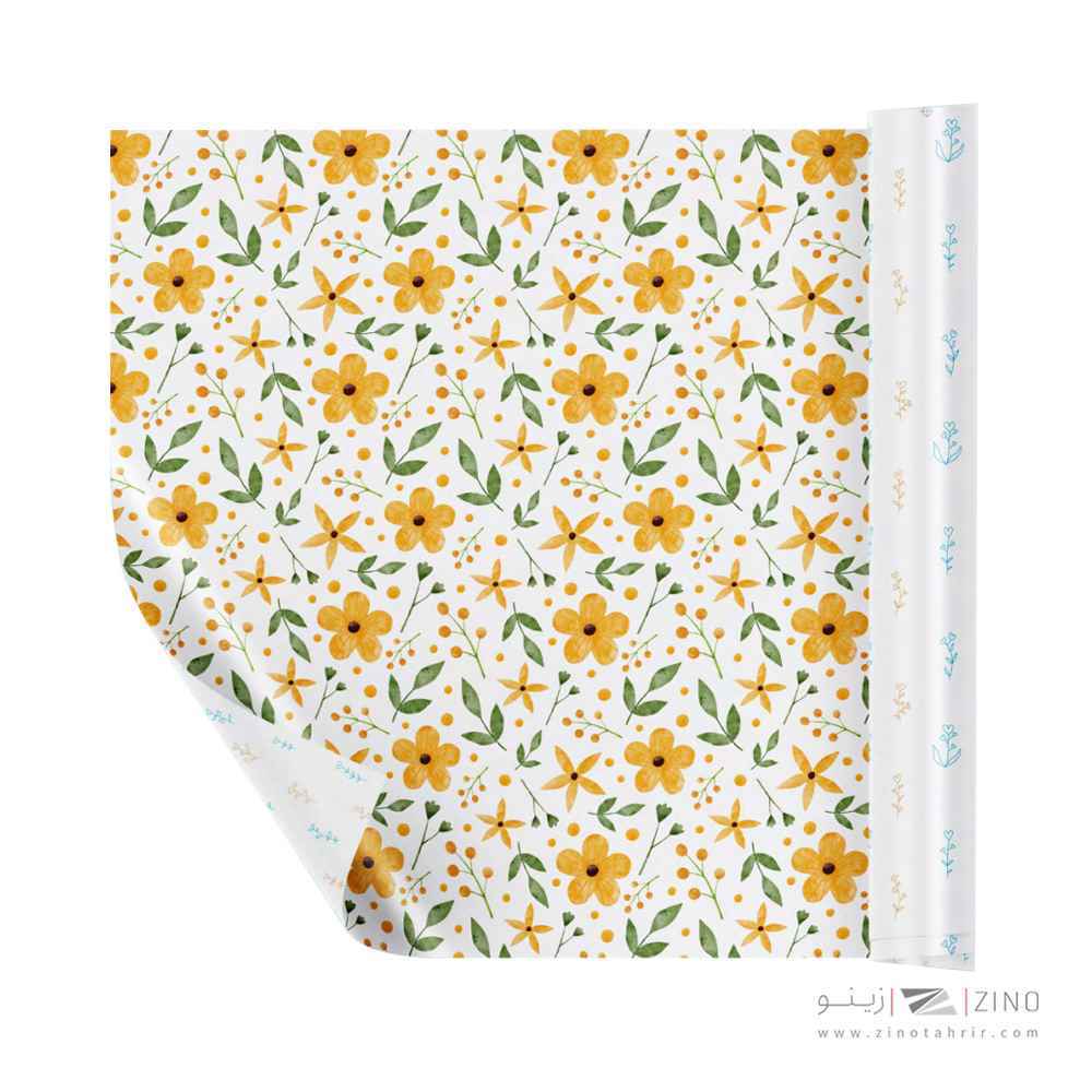 کاغذ کادو دورو ایمان طرح گل1 کد0343