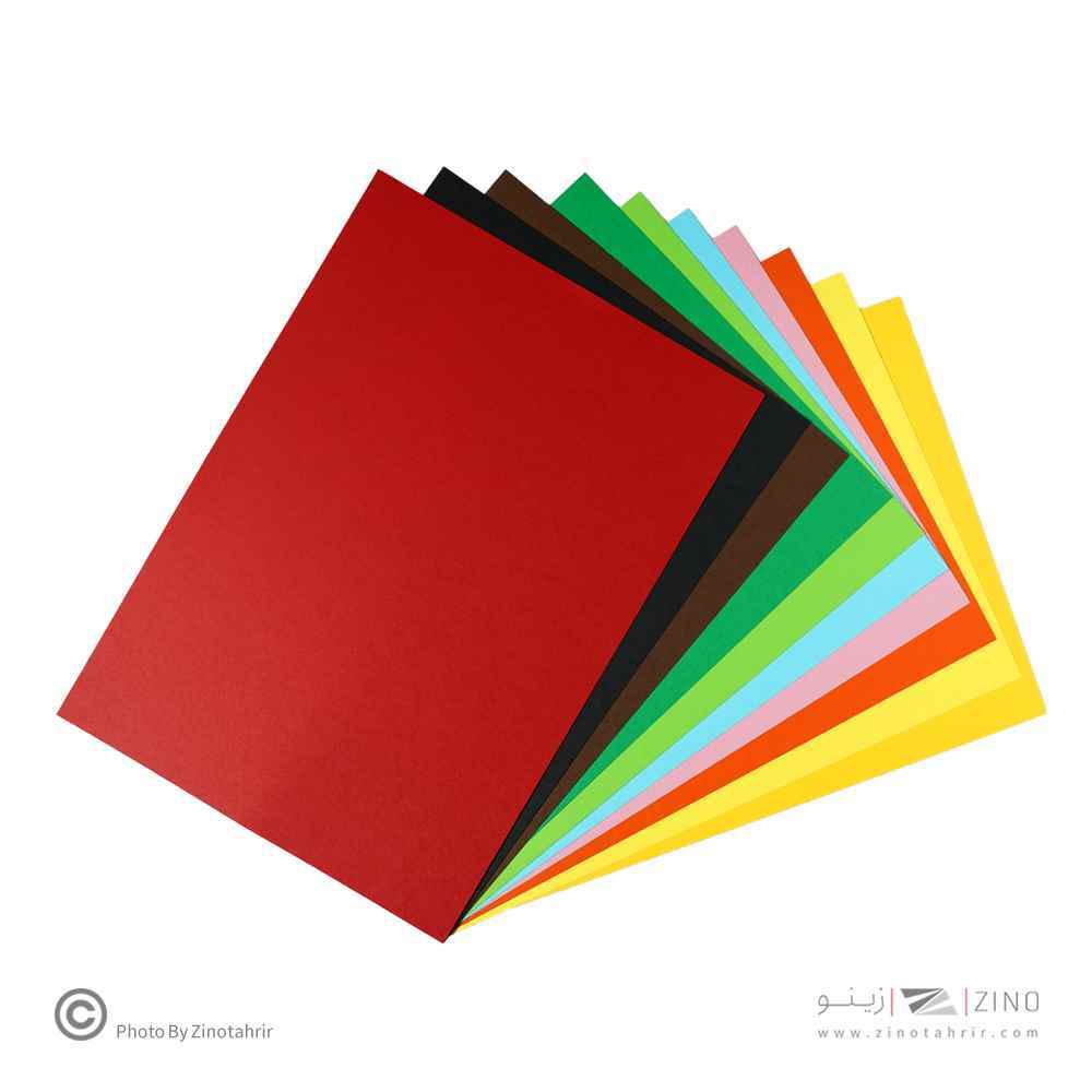 مقواA4رنگی خارجی(10برگ)صبا متالیک