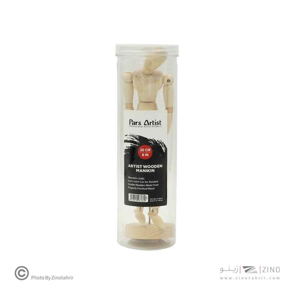 فیگورآدمک20سانت چوبی(جعبه طلقی)پارس آرتیست اعلا