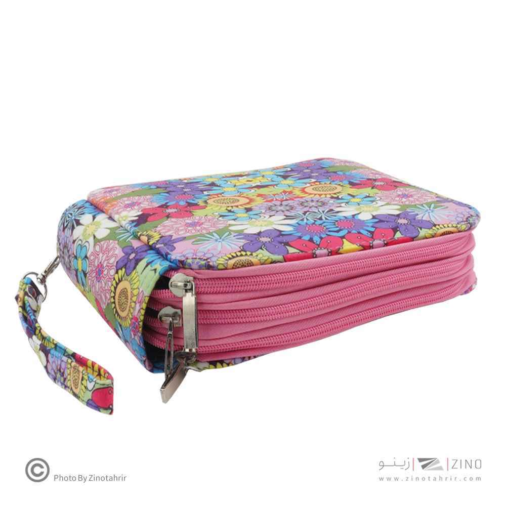 کیف مدادرنگی 120عددی  سه زیپ سری D  لوتو