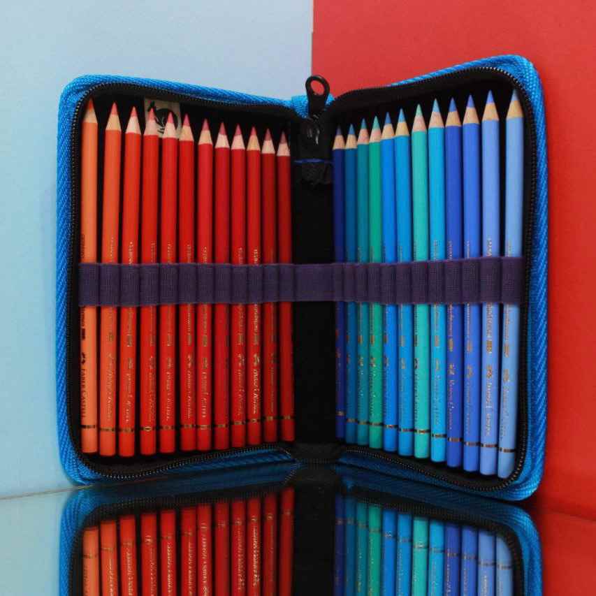 کیف مدادرنگی24عددی تک زیپ سری A لوتو