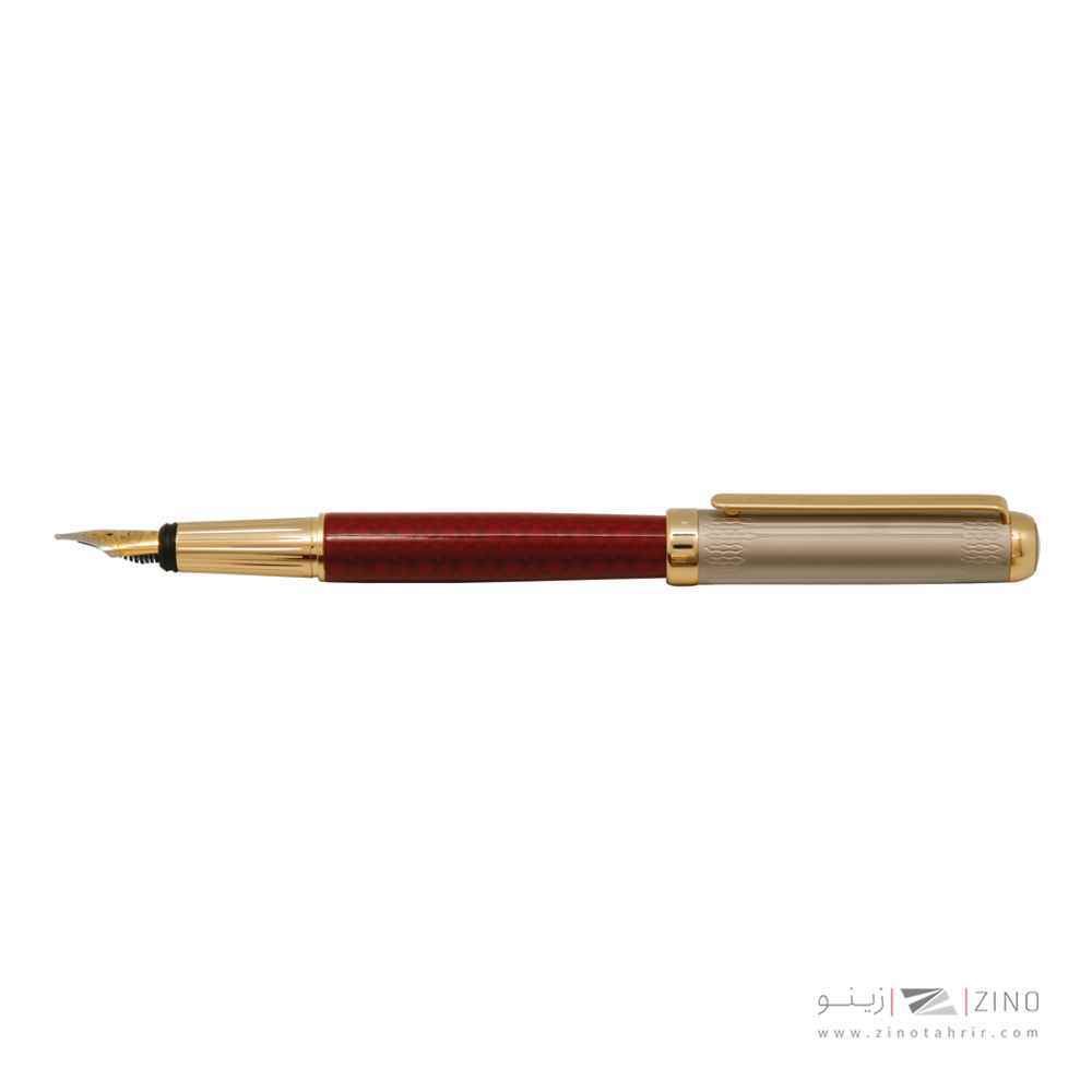 خودنویس نفیس ایپلمات لرد نیمه لاکی قرمز و مشکی