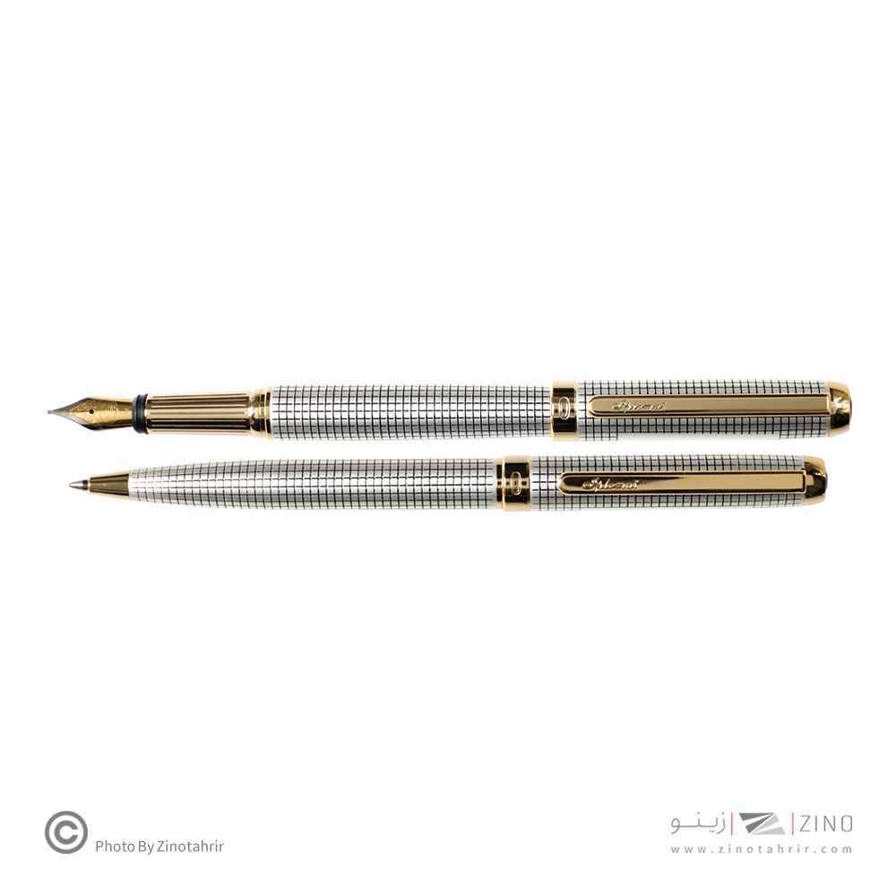 جفتی نفیس ایپلمات لرد4خانه(شطرنجی) گیره زرد