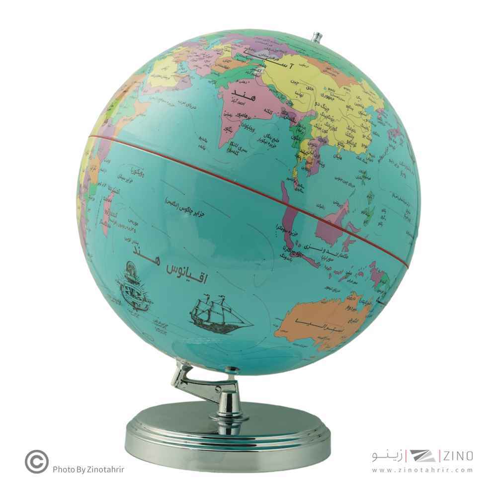 کره جغرافیایی سایز30پایه فلزنیم کمان ایده کد127