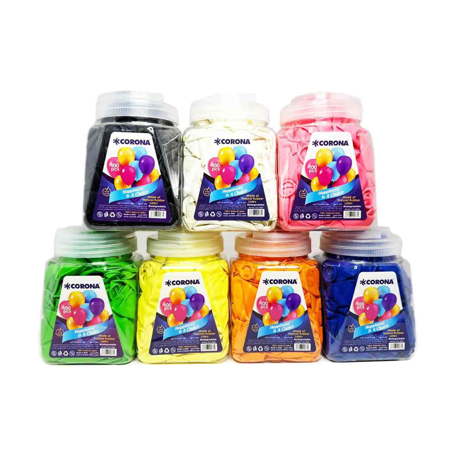 بادکنک تک رنگ کرونا