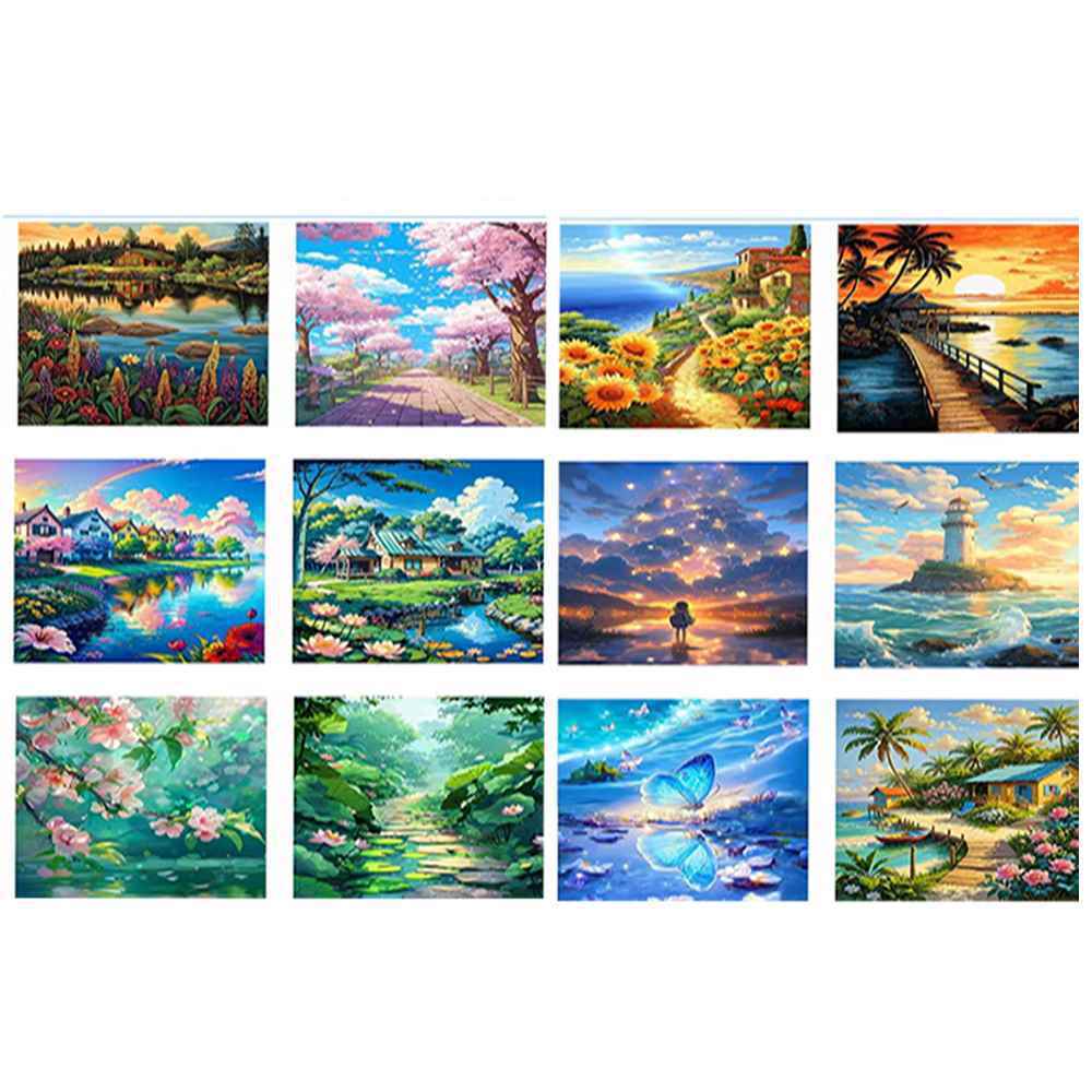 بوم نقاشی الماسی سایز30*30