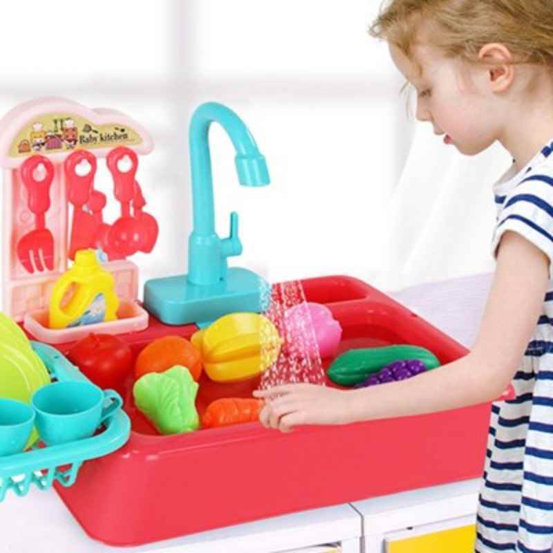 اسباب بازی سینک ظرفشویی مدل 6060 kitchen sink toy