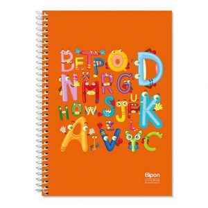 دفتر60برگ چهارخط وزیری سیمی الیپون جلدنرم فانتزی کد291کارتن72عددی