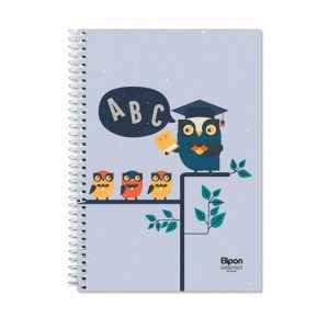 دفتر60برگ دوخط وزیری سیمی فانتزی الیپون کد259کارتن72عددی