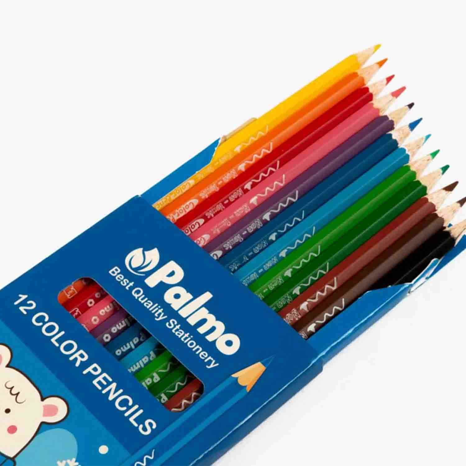 مدادرنگی12رنگ جعبه مقوایی پالمو