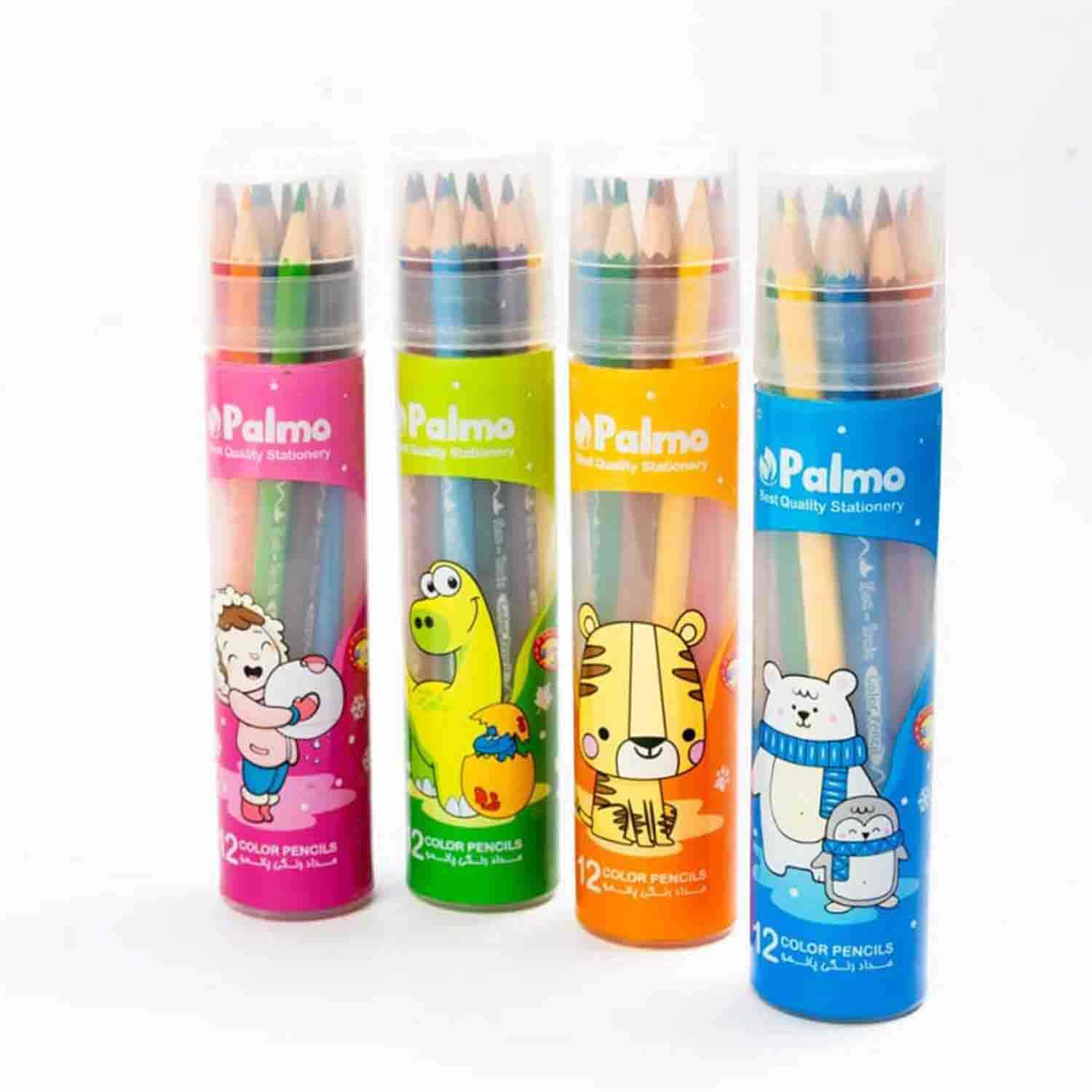 مدادرنگی12رنگ قوطی پالمو