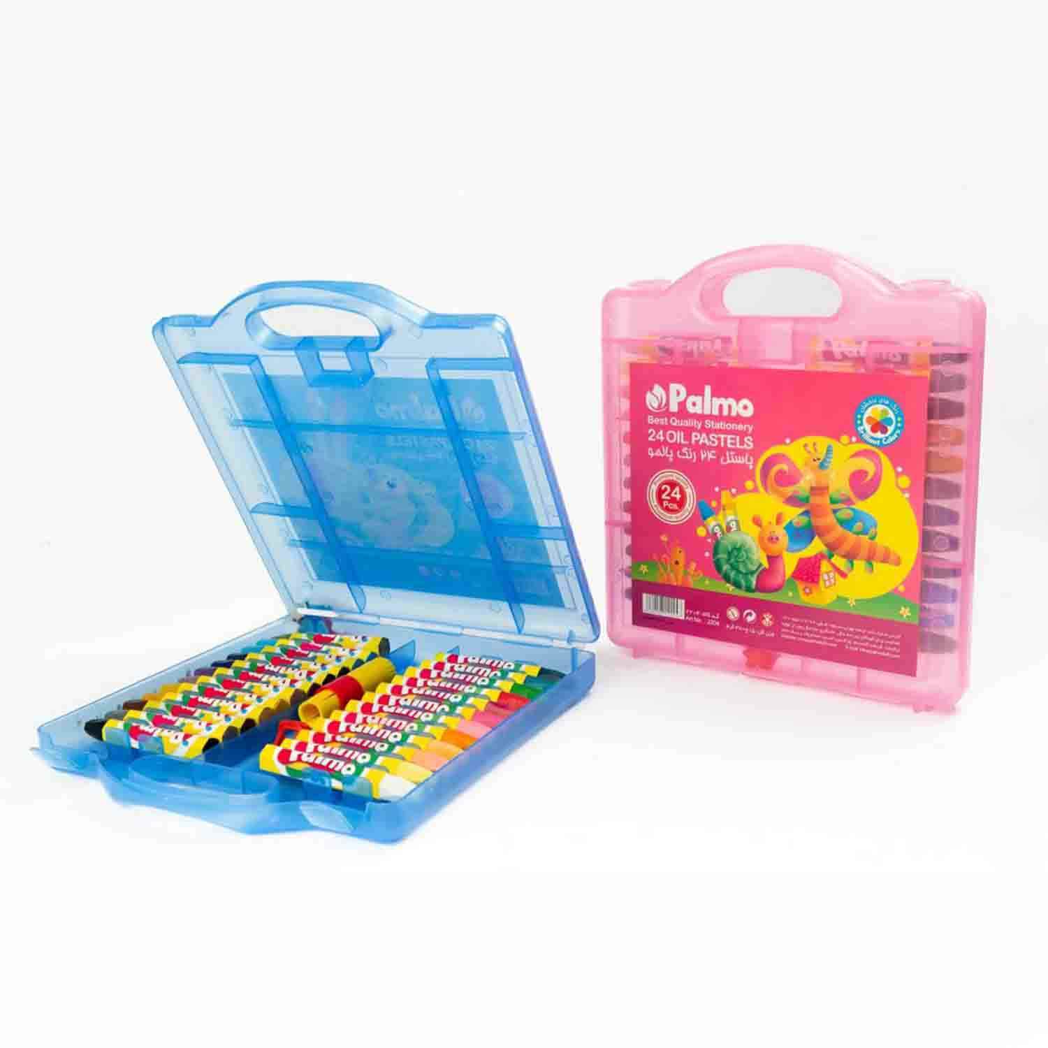 پاستل روغنی24رنگ طلقی پالمو کد2204