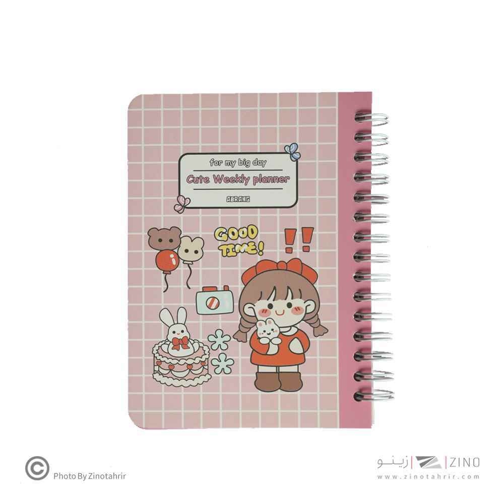 پلنر100برگA6 سری فانتزی14*10سیمی آبرنگ کدA027