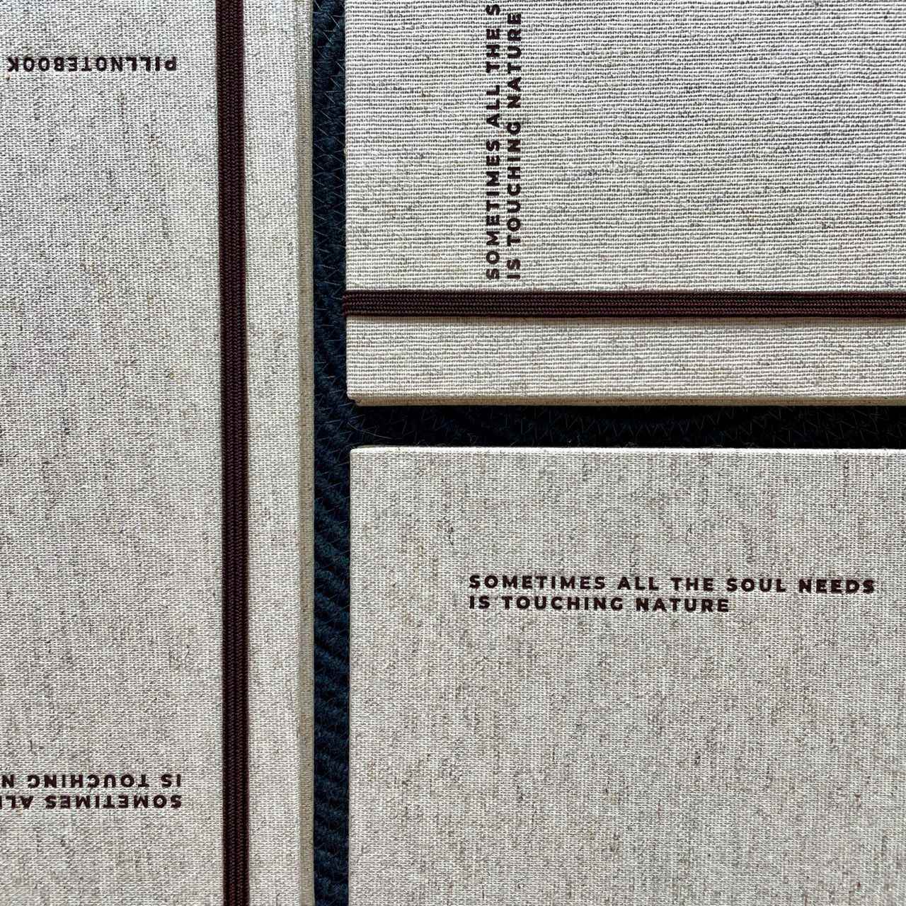 دفترنیچر22*14پیل جلدسخت دوختی جلدپارچه ای