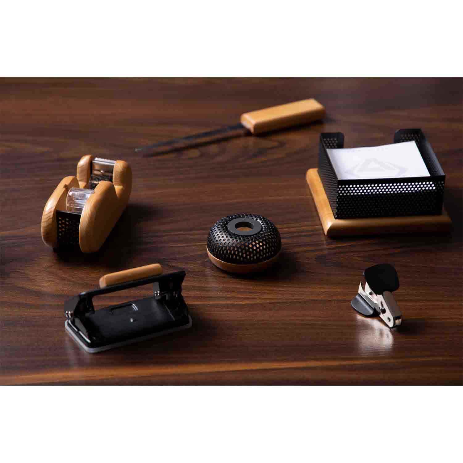 ست رومیزی 7 تکه چوب و فلز 