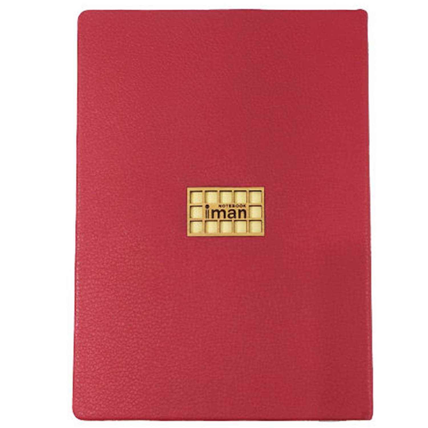 دفتر200برگ ایمان کد9912 وزیری جلدچرم